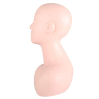 Silicone Mannequin Training Head Makeup Model Eyelash Extensions Practice Doll