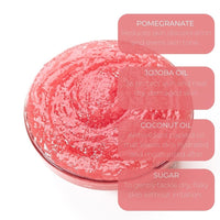 Amira Beauty Pomegranate Sugar Scrub Moisturizing Exfoliating Nourish Skin 14OZ