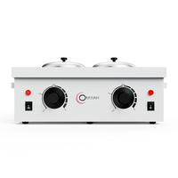 Dual Double Pot Wax Heater Hot Warmer Machine Salon Facial Skin Care Equipment