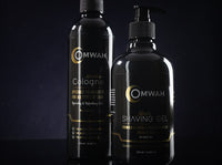 OMWAH 2 in 1 Shaving Kit Men Shaving Gel With Activated Charcoal and Aloe Vera