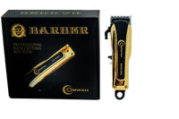 Professional Barber Hair Clipper Cordless Cutting Trimmer Kit Shaving Machine