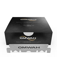 OMWAH Barber Straight Razor Blades - Single Edge Razor Blades 100 Pack Count