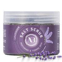 Amira Beauty Lavender Dead Sea Salt Scrub Purifying Cleansing Exfoliator 11.83oz