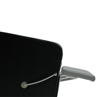 Backwash Barber Shampoo Chair Bowl Ceramic Sink Unit Station Spa Salon (Black)