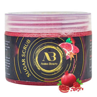 Amira Beauty Pomegranate Sugar Scrub Moisturizing Exfoliating Nourish Skin 14OZ