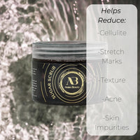 Amira Beauty Exfoliating Coffee Sugar Body Scrub, Cellulite, Stretch Marks, Acne
