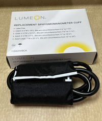 LUMEON Child Cuff Arm Reusable Blood Pressure Cuff and Bulb 1 per Box