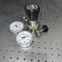 Airgas Stainless Steel Pressure Regulator E11-244D, 3000psi inlet/ack Out