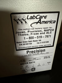 PRECISION 180 SERIES WATER BATH Cat No. 51221065