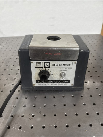 Scientific S8220 Deluxe Vortex Mixer Laboratory Shaker Vibrator Variable Speed