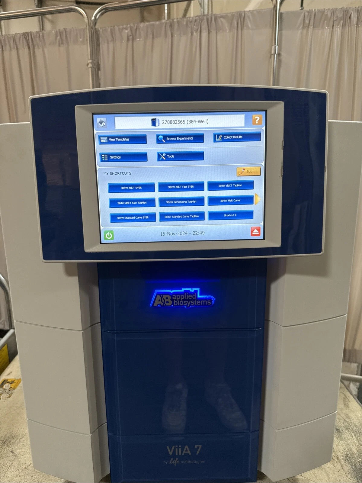 Applied Biosystems 4453552 ViiA 7 Real Time PCR System 384 Well Block