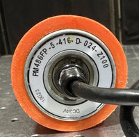 Möller Motorized Conveyor Roller 24VDC Power Roller Orange Polyurethane 17in