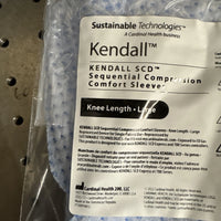 KENDALL SCD Sequential Compression Comfort Sleeves Knee Large 74023R Box Of 5