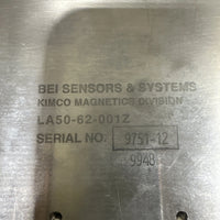 BEI Sensors Kinco Magnetics LA50-62-001Z Linear Actuator Magnetic Assembly