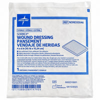 Medline Sorbex NONEX0046 Wound Dressing 4” x 6” Sterile Case of 120