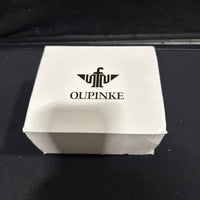 Oupinke WhiteSkeleton Tourbillon Luminous Formal Automatic Mechanical Wristwatch