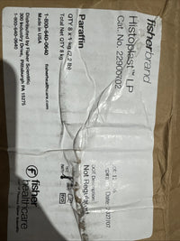 CASE OF 8 Histoplast LP Paraffin Tissue Preparation Lab Wax 1kg Bags