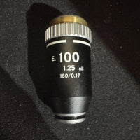 Nikon E 100x/1.25 Oil 160/0.17 MICROSCOPE LENS OBJECTIVE