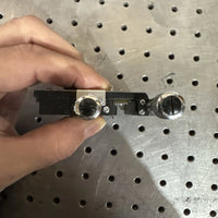 ANTIQUE JAPAN STAGE CLIPS MICROMETER XY MICROSCOPE Wolfe