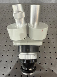 Meiji Techno EMT-2 Dual-Power Microscope Bodies; Objectives, 1X/2x No Eyepiece