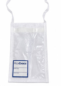MediChoice MC901 Telemetry Pouch Single Strap Polyester White Case of 50