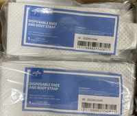 Medline Disposable Knee & Body Strap 3in x 30in NON548001 12 Pairs