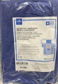 Medline Level 4 Drape w/ Incise Clear Screen DYNJP6106 Qty 7
