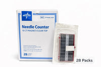 Medline Needle Counter 10 Ct Magnet Clear Top DYNJNC10M 28 Packs
