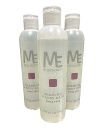 MediChoice Rinse Free Shampoo & Body Bath 8 oz Ref PC9080 Lot of 3
