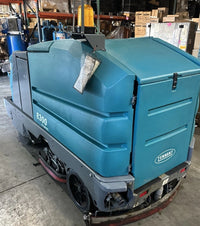 Tennant 8300 Industrial Ride-On Sweeper Scrubber Battery Powered Floor Cleaner