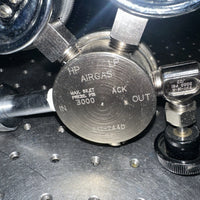 Airgas Stainless Steel Pressure Regulator E11-244D, 3000psi inlet/ack Out