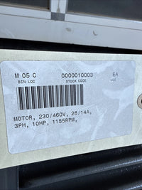 Toshiba B0106FI F2USH2 EQPIII - 10HP-1155 RPM-230/460V 3 Phase Induction Motor