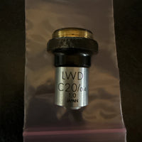 Olympus LWD C20/0.4 1.0 20x Microscope Objective Lens 402169 Made in Japan