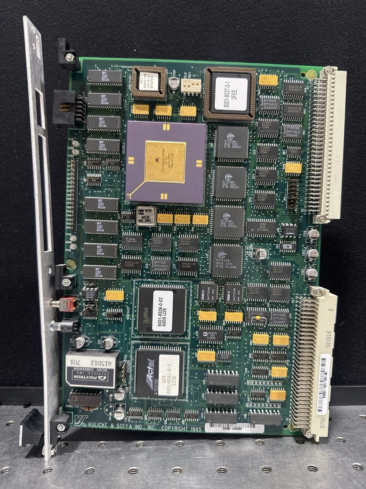 Kulicke & Soffa 8001-8036-02 Servo CPU Board 8001-8037-01 K&S VME