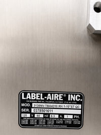 Label-Aire 3138-NV Print Apply with Streamfeeder Used