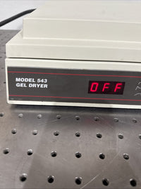 BIO-RAD 165-1740 Model 543 Sequencing ELECTROPHORESIS Slab Gel Dryer
