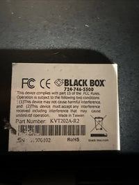 Black Box ServTray Complete 17" LCD 16-Port KVM Switch Module KVT202A-R2