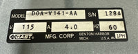 Gast DOA-V141-AA Vacuum Pump, SN 1284, 115v, 4.0a, 60hz