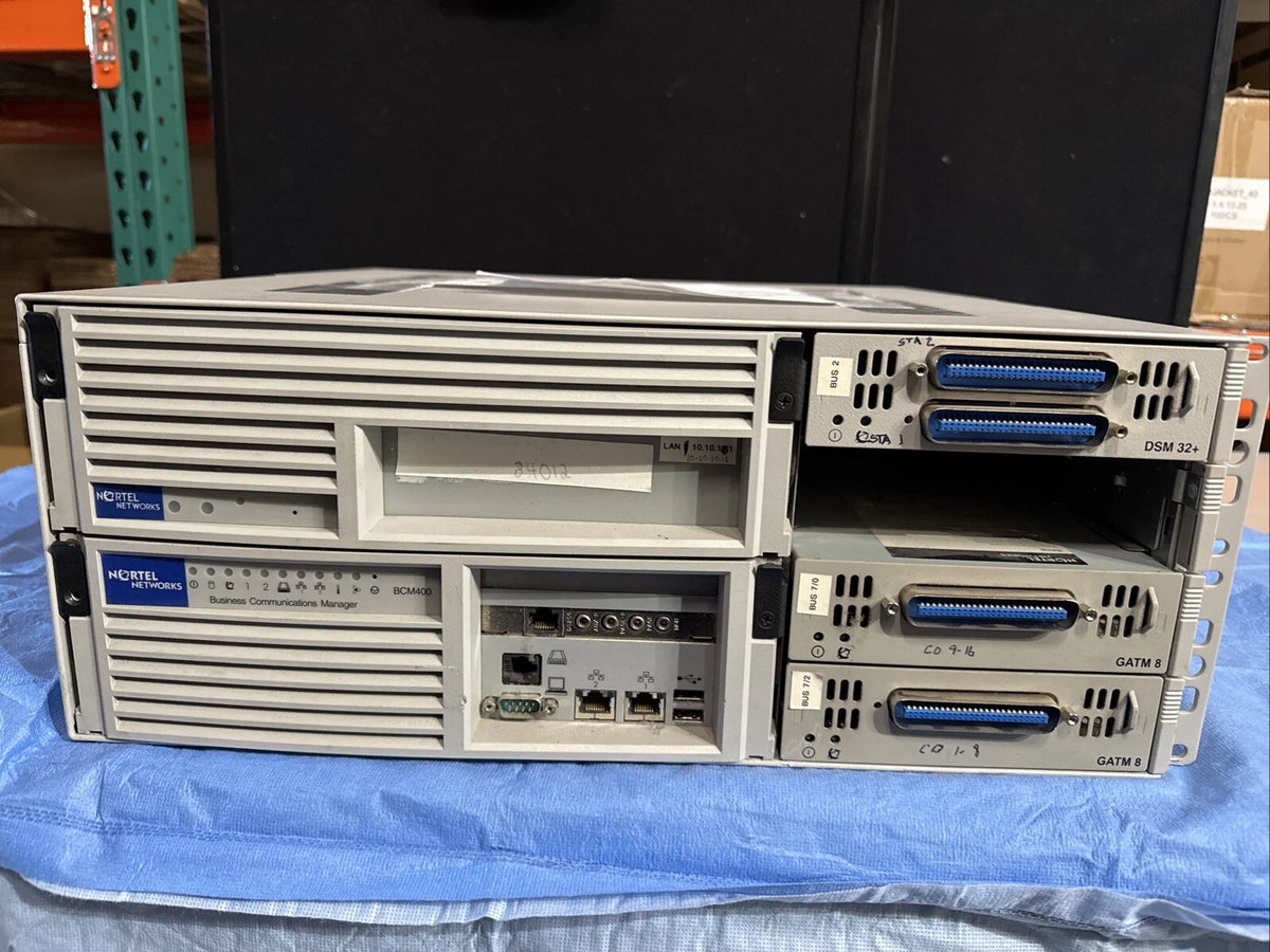Nortel BCM400 Business Communications Module w/ DSM32+ 2xGATM 8
