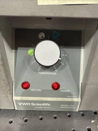 VWR Shel-Lab 1201 Analog Heated Water Bath 5.25x6x6 Well Bath 120V