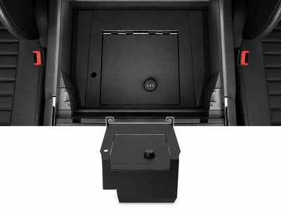 Ford F-150 Center Console Safe Box Lock Storage Security Insert BY0092 2021-2025