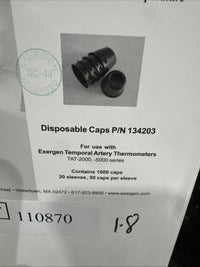 Exergen 134203 Disposable Caps for TAT-2000 & TAT-5000 Scanners - Box of 1000
