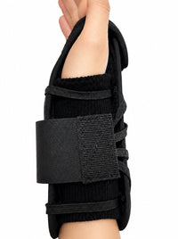 Landmark Right Wrist Brace Small S/RT Black Wraparound Latex Free NEW