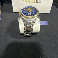 Oupinke Blue Skeleton Tourbillon Luminous Formal Automatic Mechanical Wristwatch