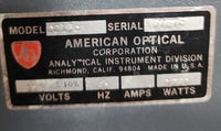 American Optical Temperature Control Water Bath w/ Shaker Tray 02156 - Tested!