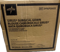 Medline Sirus Surgical Gown DYNJP2002S X-Large Non-Reinforced Sterile Case of 20