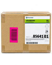 Halyard Spunbond Coverall XL White 24 Count Case REF 85641