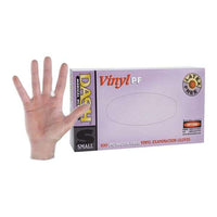 Medline FitGuard Stretch Vinyl XL Powder-Free Exam Gloves FG1504 1300 Count