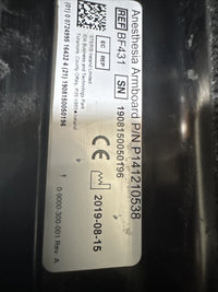 Steris REF BF431, Amsco Anesthesia Armboard, P/N P141210538