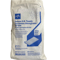 Medline Deluxe OR Towels Sterile White MDT2168052 80 Count